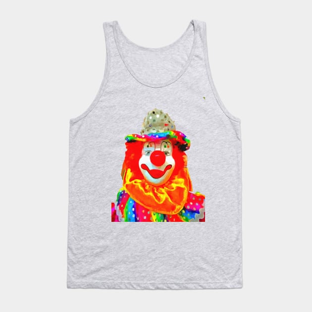 Clowns Rock Tank Top by JonDelorme